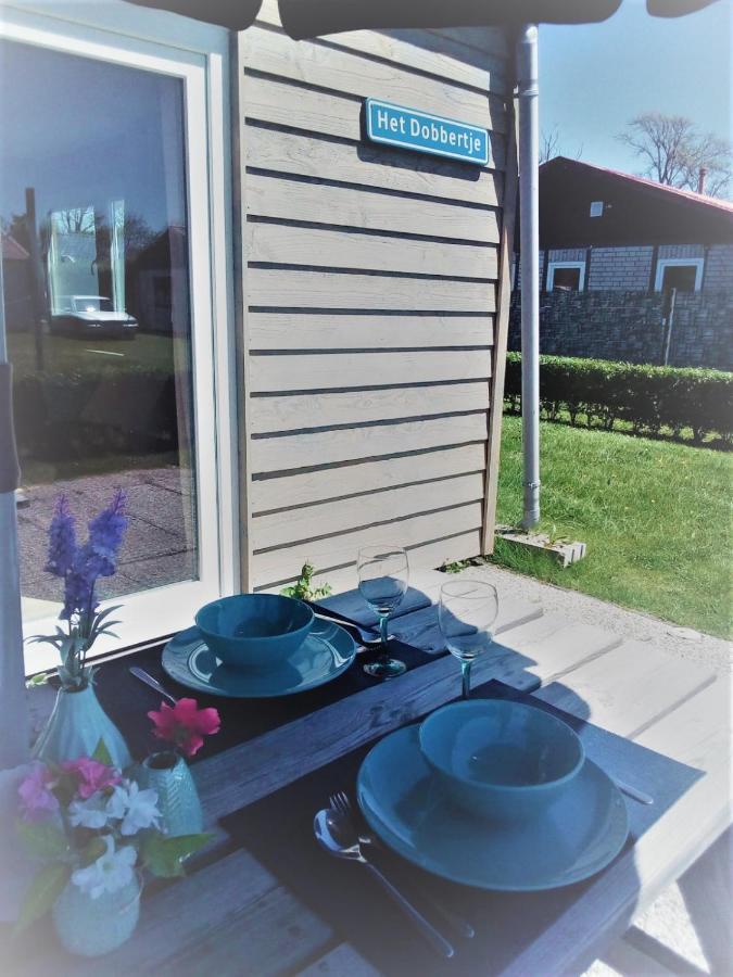 Het Dobbertje, Charmant Houten Huisje Sint Maartensvlotbrug Exterior foto